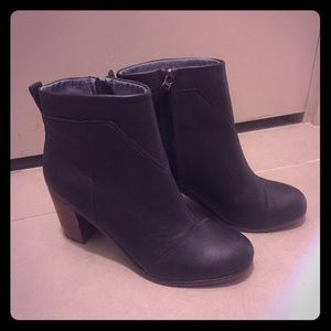 Toms Leather Booties